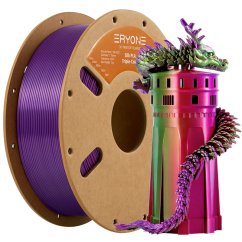 ERYONE Triple-Color Silk PLA - Red&Purple&Green (1.75mm | 1 kg)