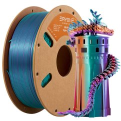 ERYONE Triple-Color Silk PLA - Purple Blue&Green&Burnt Orange (1.75mm | 1 kg)