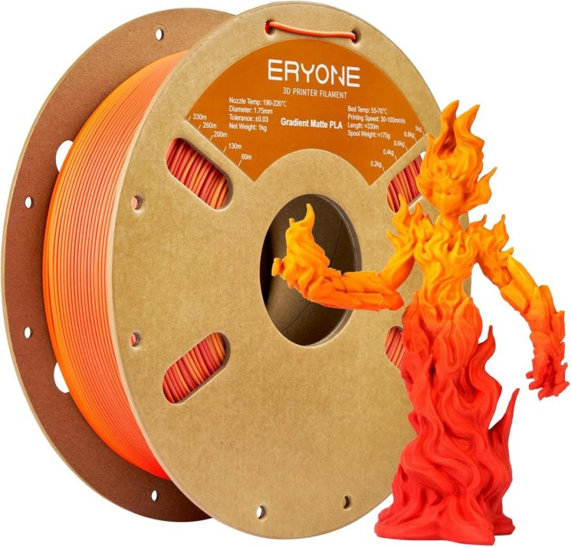 ERYONE Gradient Matte PLA - Maple Leaf (1.75mm | 1 kg)