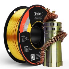 ERYONE Triple-Color Silk PLA - Gold&Silver&Copper (1.75mm | 1 kg)