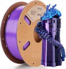 ERYONE Triple-Color Silk PLA - Blue&Black&Purple (1.75mm | 1 kg)