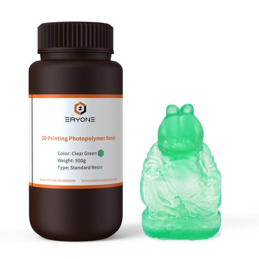 ERYONE Low Odor/Standard Resin - Clear Green 500g
