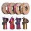 ERYONE Triple-Color Silk PLA SET - Gold&Silver&Copper+Red&Blue&Green+Red&Purple&Gold+Red&Yellow&Blue (1.75mm | 4x250g)
