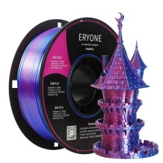 ERYONE Dual-Color Silk PLA - Red&Blue (1.75mm | 1 kg)