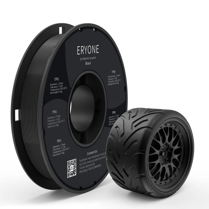 ERYONE TPU - Black (1.75mm | 0.5 kg)